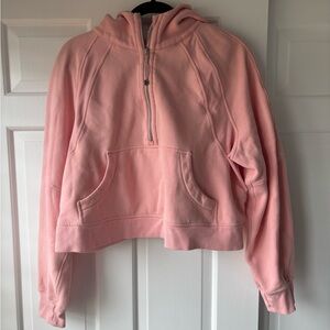Lululemon Scuba Pink Cropped Hoodie